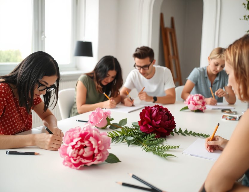 Botanical Illustration Masterclass at PetalLux Atelier